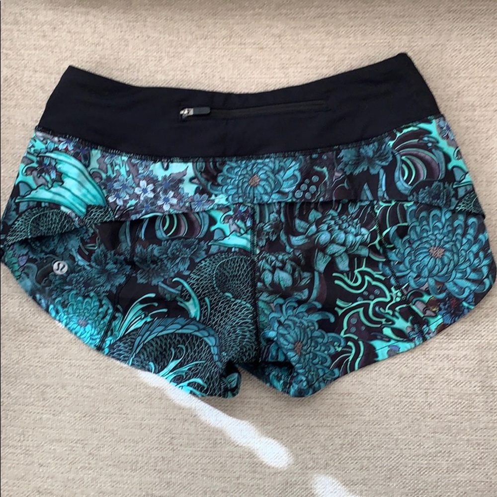 Lululemon Speed Up Short Memoir Multi Gree… - Picture 4 of 7